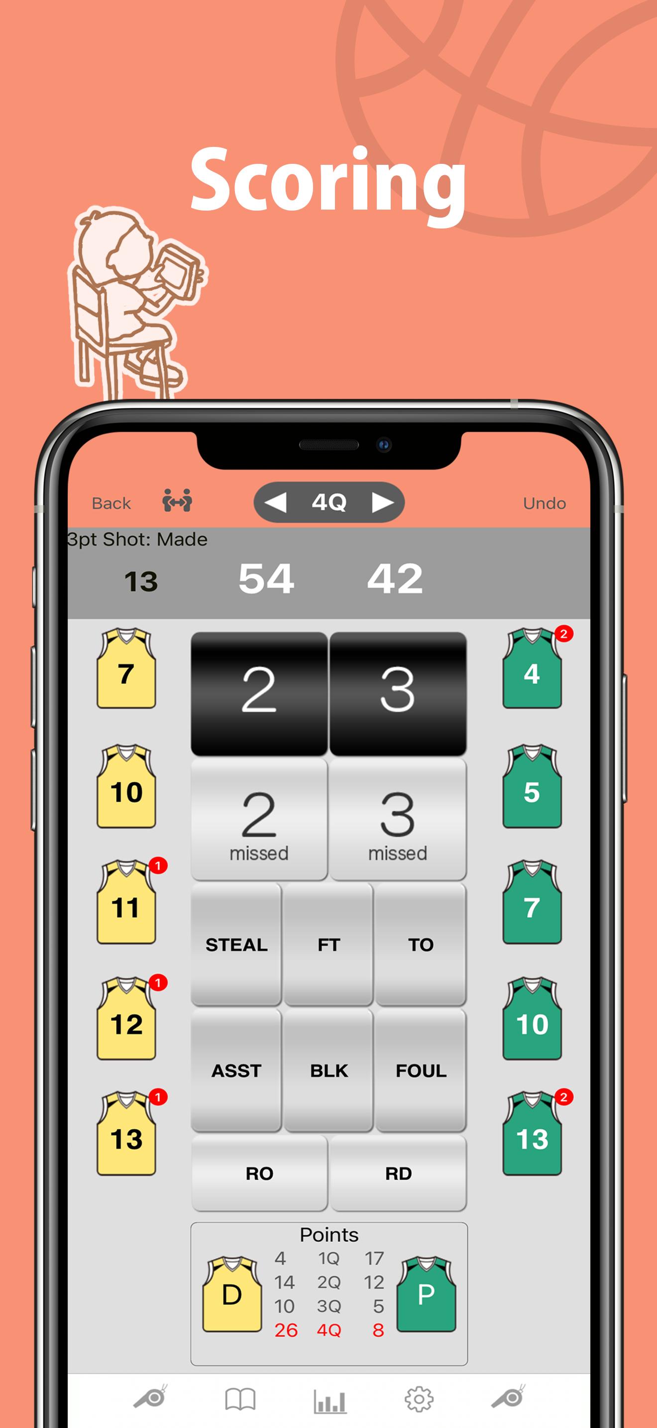 HOOP i for Basketball Scores