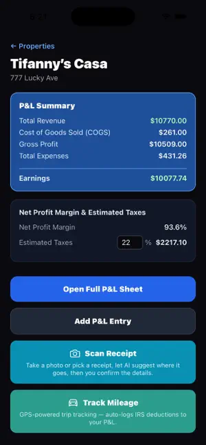 StayLedger screenshot 2