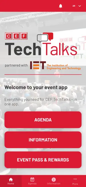 CEF TechTalks iPhone screenshot 1