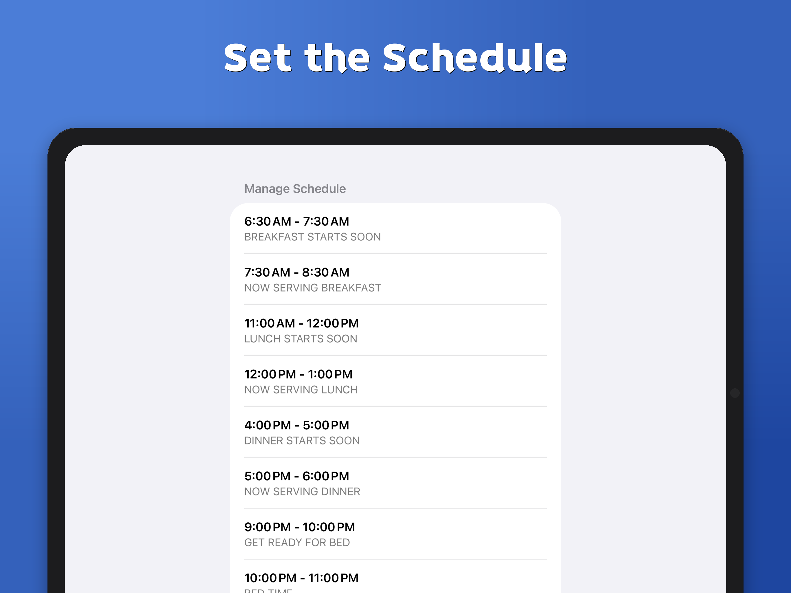 Memory Care Clock
