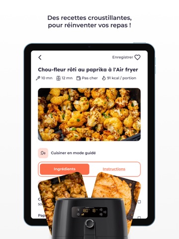 AirfryAddict: Recette Airfryer iPad screenshot 1
