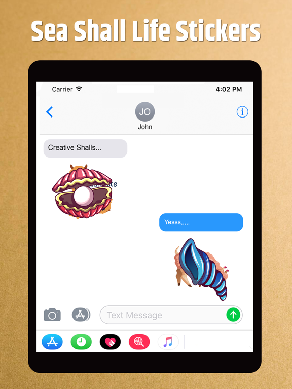 Screenshot #6 pour Sea Shell Life Stickers