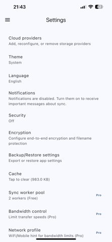 MyClouDrive screenshot