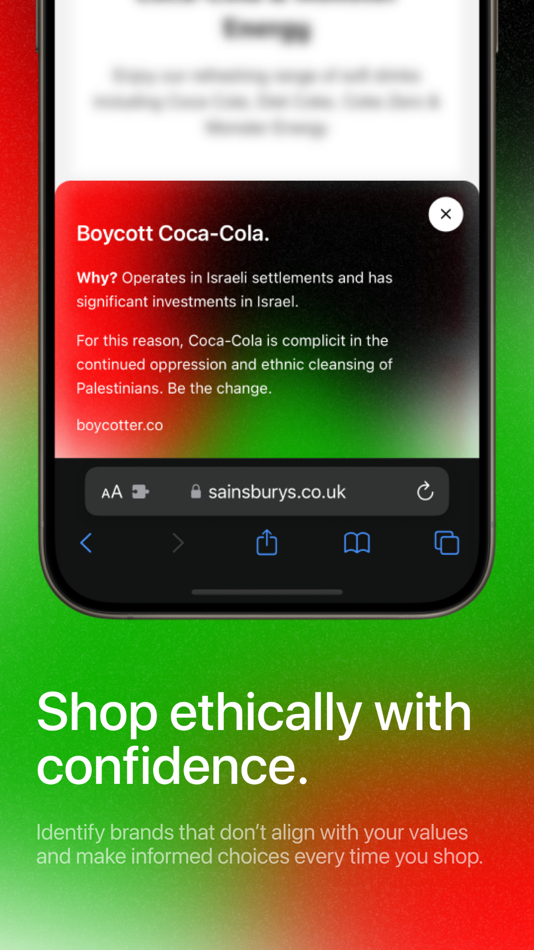 #2. Boycotter - Safari Extension (iOS) 由: SWAVYX LTD