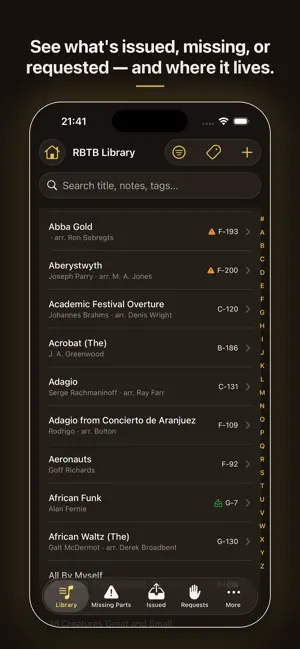 Band Quartermaster screenshot 2
