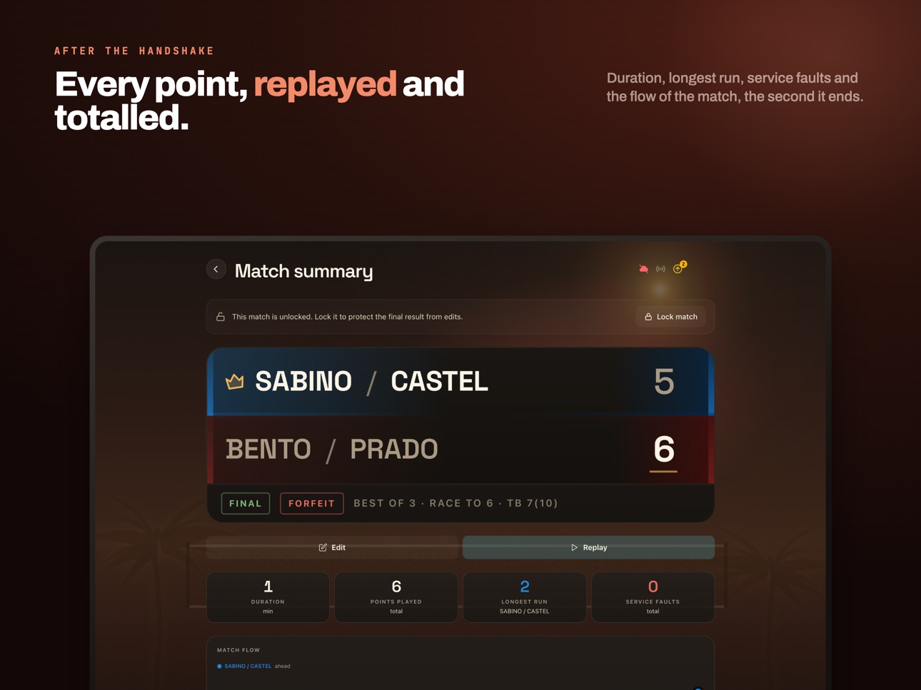 Screenshot 11 of Beach Tennis Ref: Scoreboard