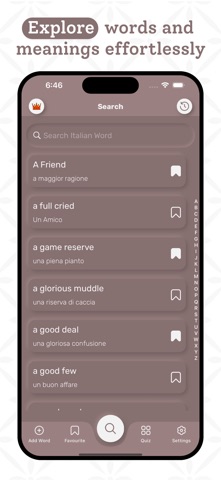 Italian Dictionary & Translate screenshot