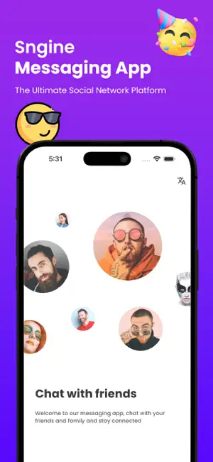 Sngine Messaging screenshot 1