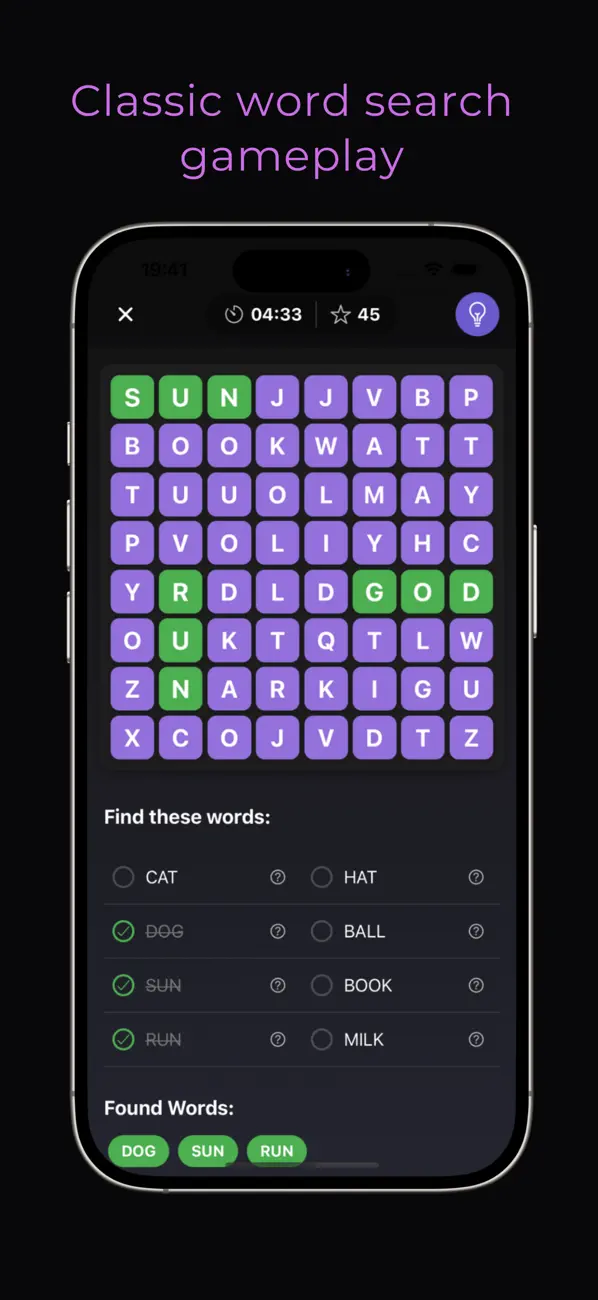 #1. Search Word Game (iOS) 作者: Deusdete Filho
