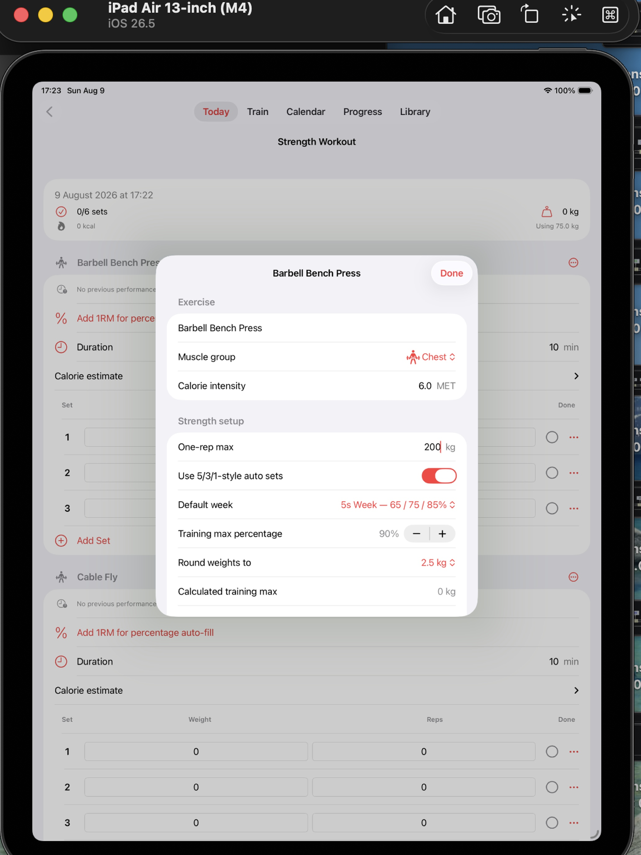 MyGymLog screenshot 14