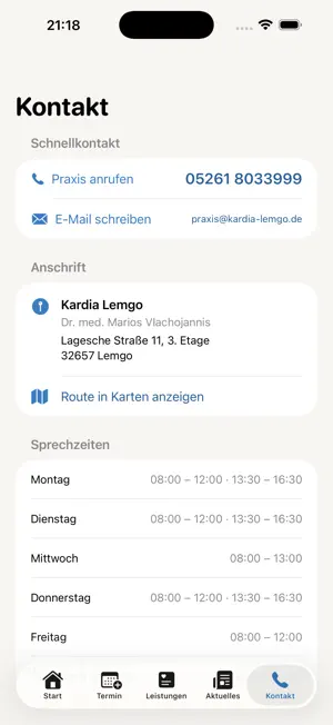 Kardia Lemgo screenshot 2