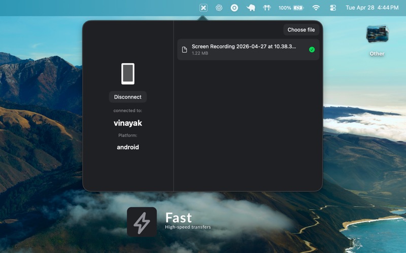 Screenshot #2 pour Xdrop - File Transfer