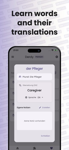 Derdy: Learn German articles Screenshot 5 of 6