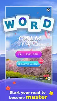 How to cancel & delete word calm 3