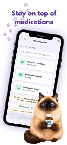KOTrol - Cat's health Journal iPhone screenshot
