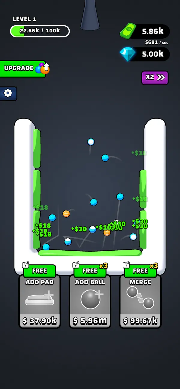 Screenshot #1 pour Balls Bounce - Jeu de Balle