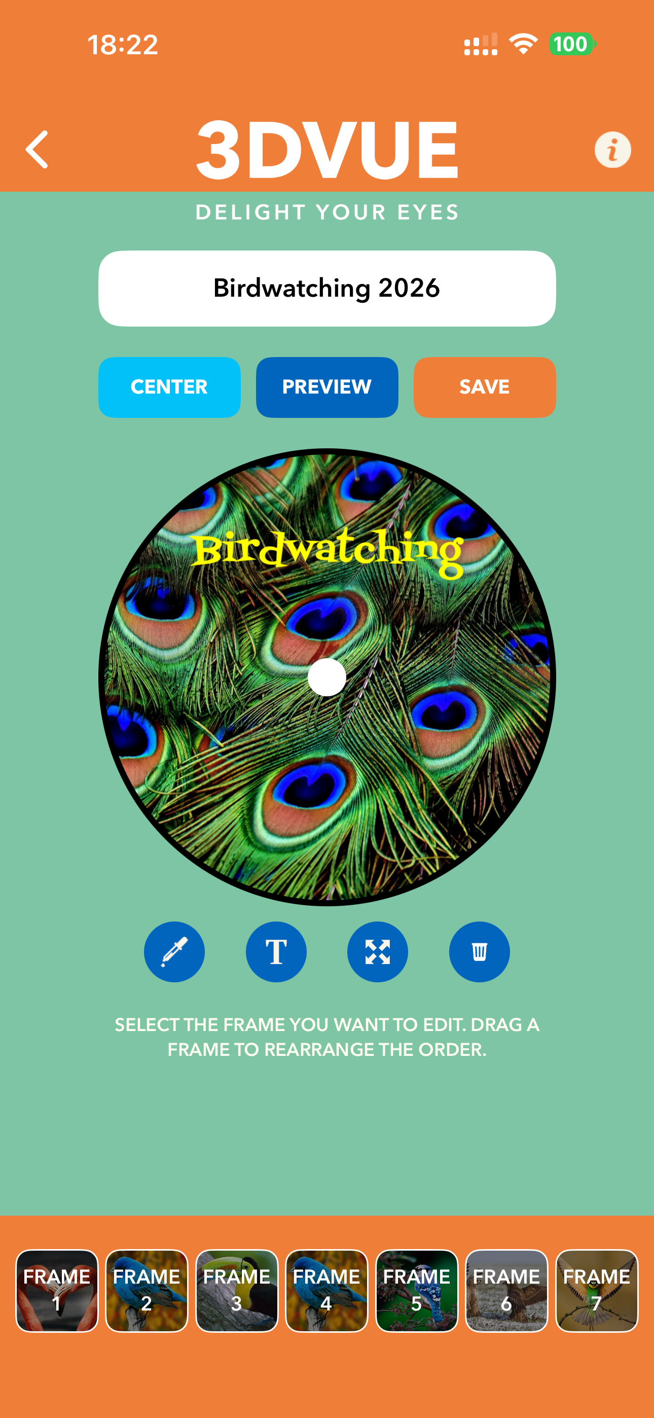 3DVUE - Custom 3D Reel Builder