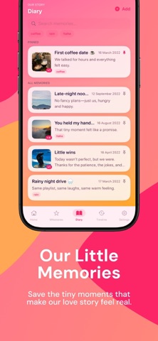 LoveDays: Couple Tracker iPhone screenshot
