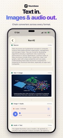 Neurobase AI Agent & Pipeline iPhone screenshot