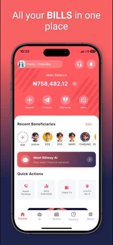 BILLWAY - PAYMENT SERVICES Screenshot 1 of 6