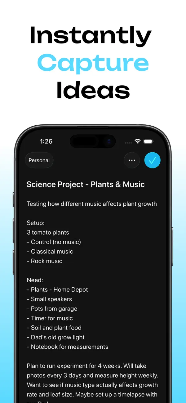 #1. Quick Notes Capture: Flow Note (iOS) Ved: Nathaniel Tedesco
