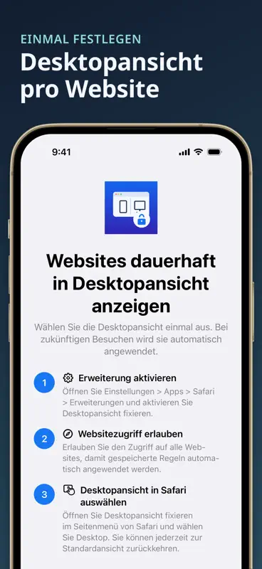 Desktopansicht fixieren screenshot 1 of 4
