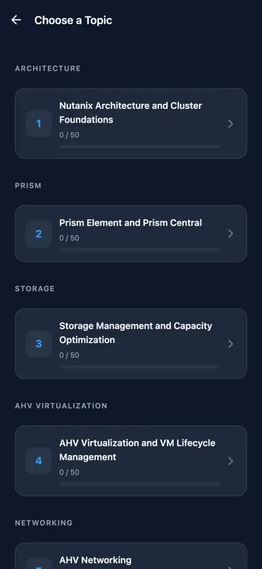 Nutanix NCP-MCI Exam Prep screenshot 2 of 5