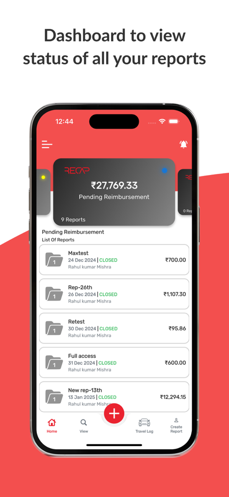 Recap : Expense Management screenshot 2