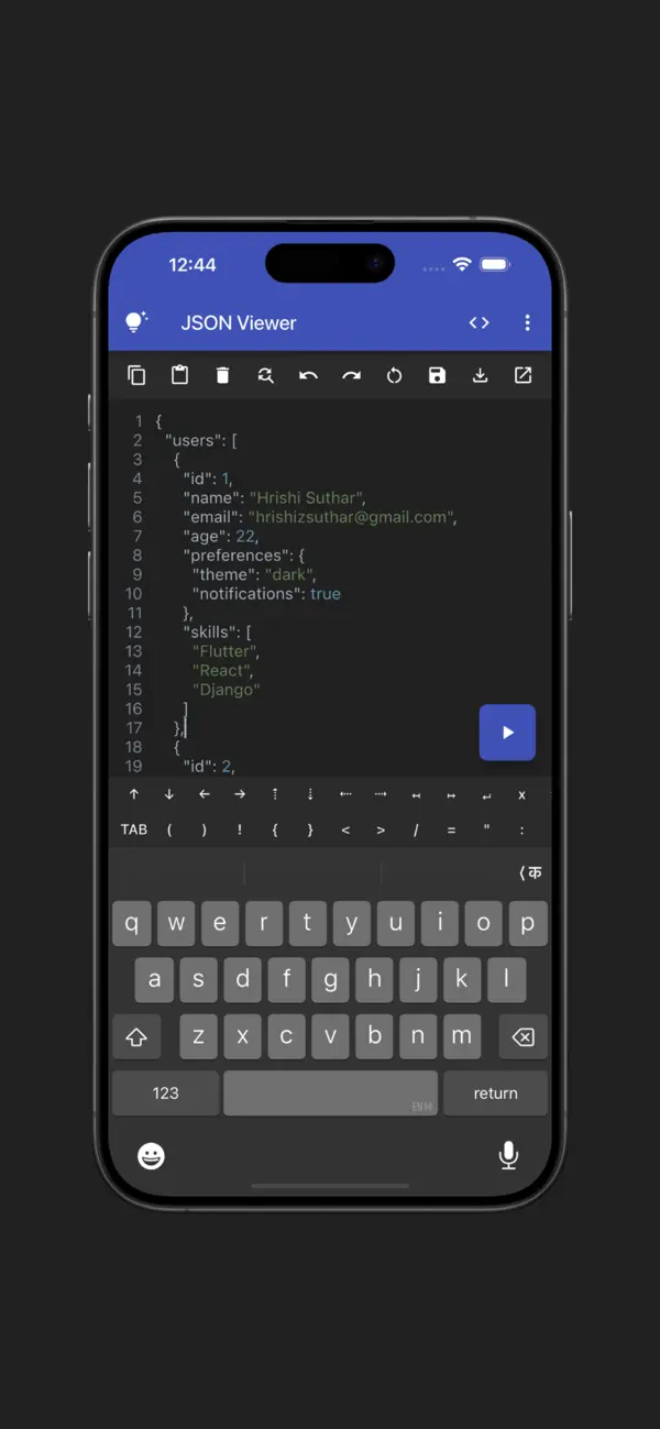 Screenshot #1 pour JSON Viewer(Pro)
