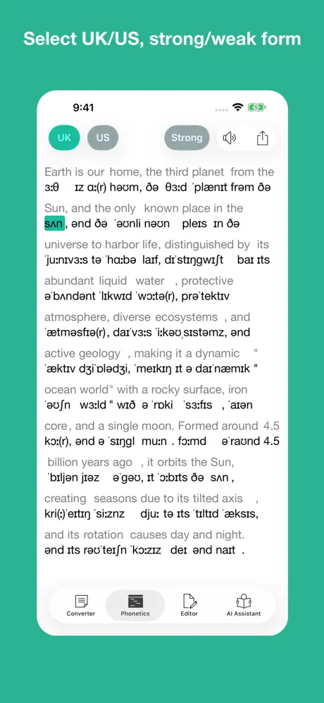 English to Phonetics Converter screenshot 2
