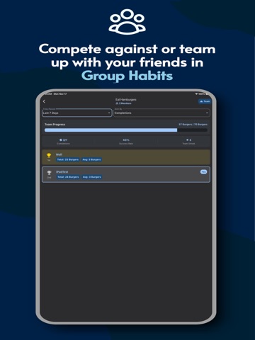 HabitFriend: Habit Tracker iPad screenshot