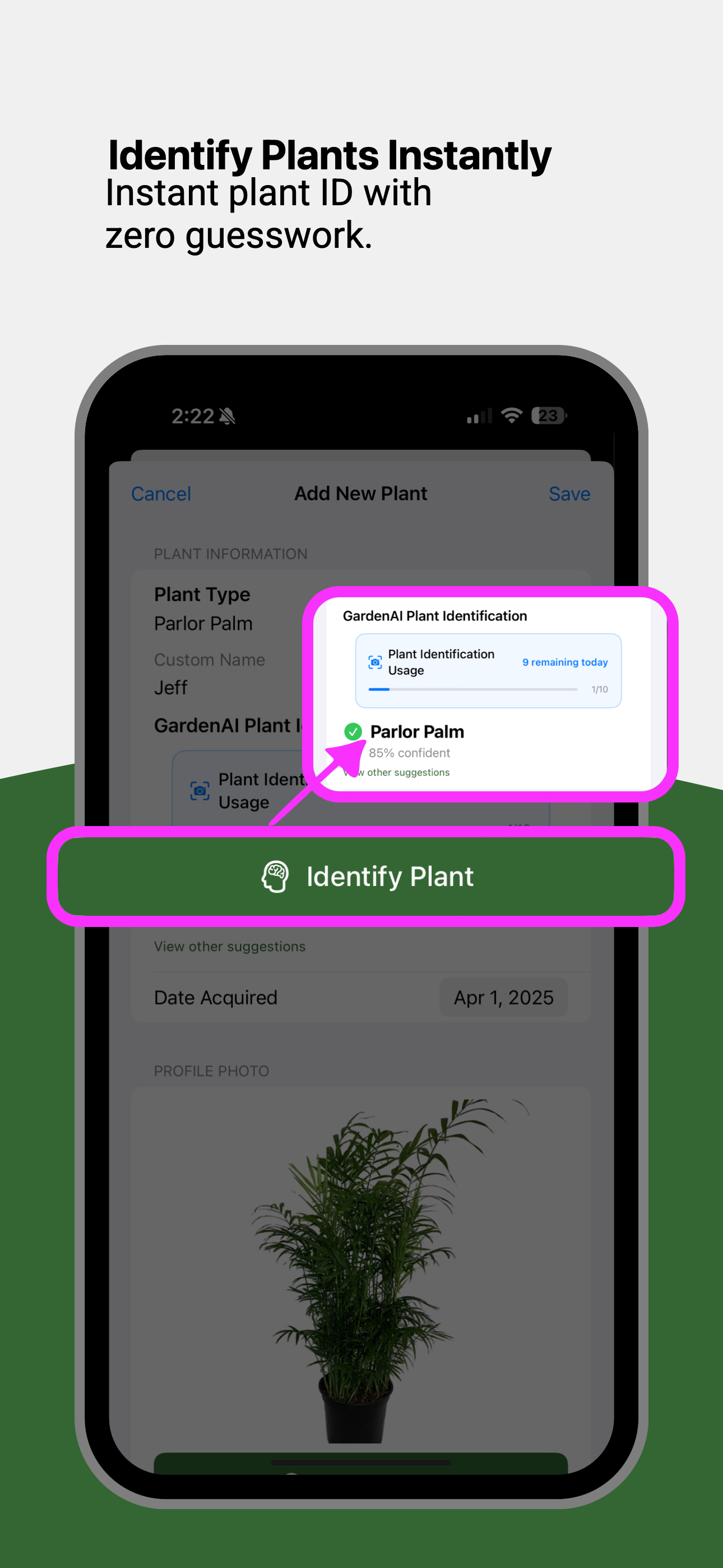 GardenerPlus: AI Plant Care screenshot 2