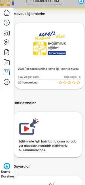 E-Gümrük Eğitim screenshot 2