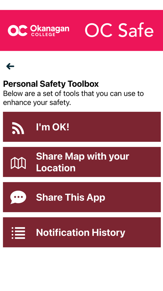#6. OC Safe (iOS) 由: Okanagan College