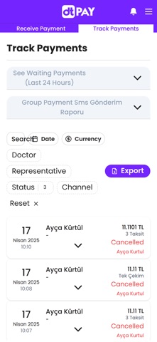 dtPAY screenshot