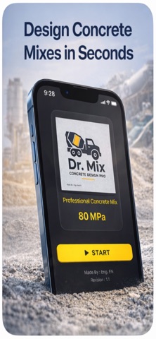 Dr. Mix – Concrete Mix Design screenshot