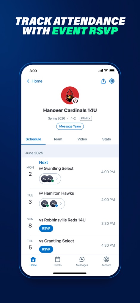 GameChanger - Event Scheduling Simplified