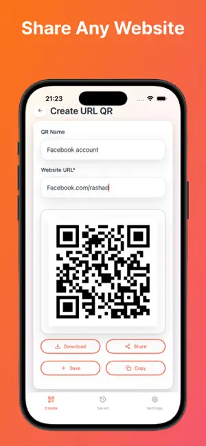 Simple QR Maker - QR Generator screenshot 2