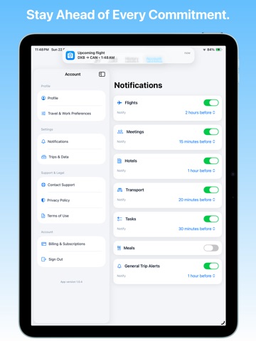 TripSuite: Business Travel iPad screenshot