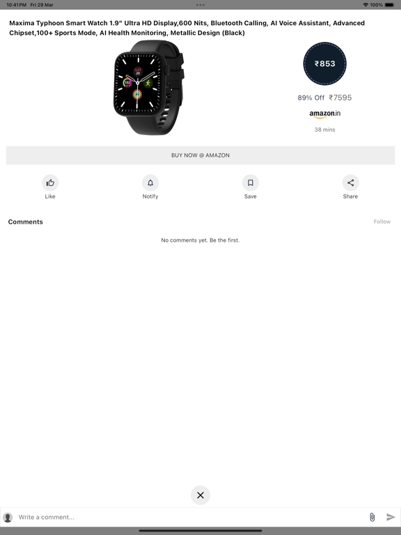 Screenshot #6 pour Thuttu - India Deals & Coupons
