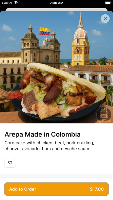Made in Colombia To Go iPhone screenshot 3 - Food & Drink app
