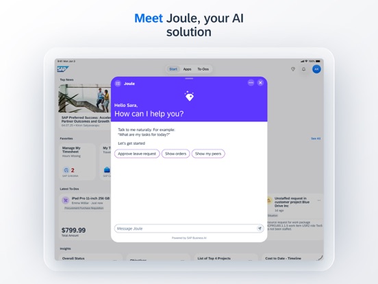 Screenshot #5 pour SAP Mobile Start