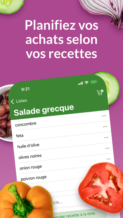 Screenshot #3 pour Liste de courses OurGroceries