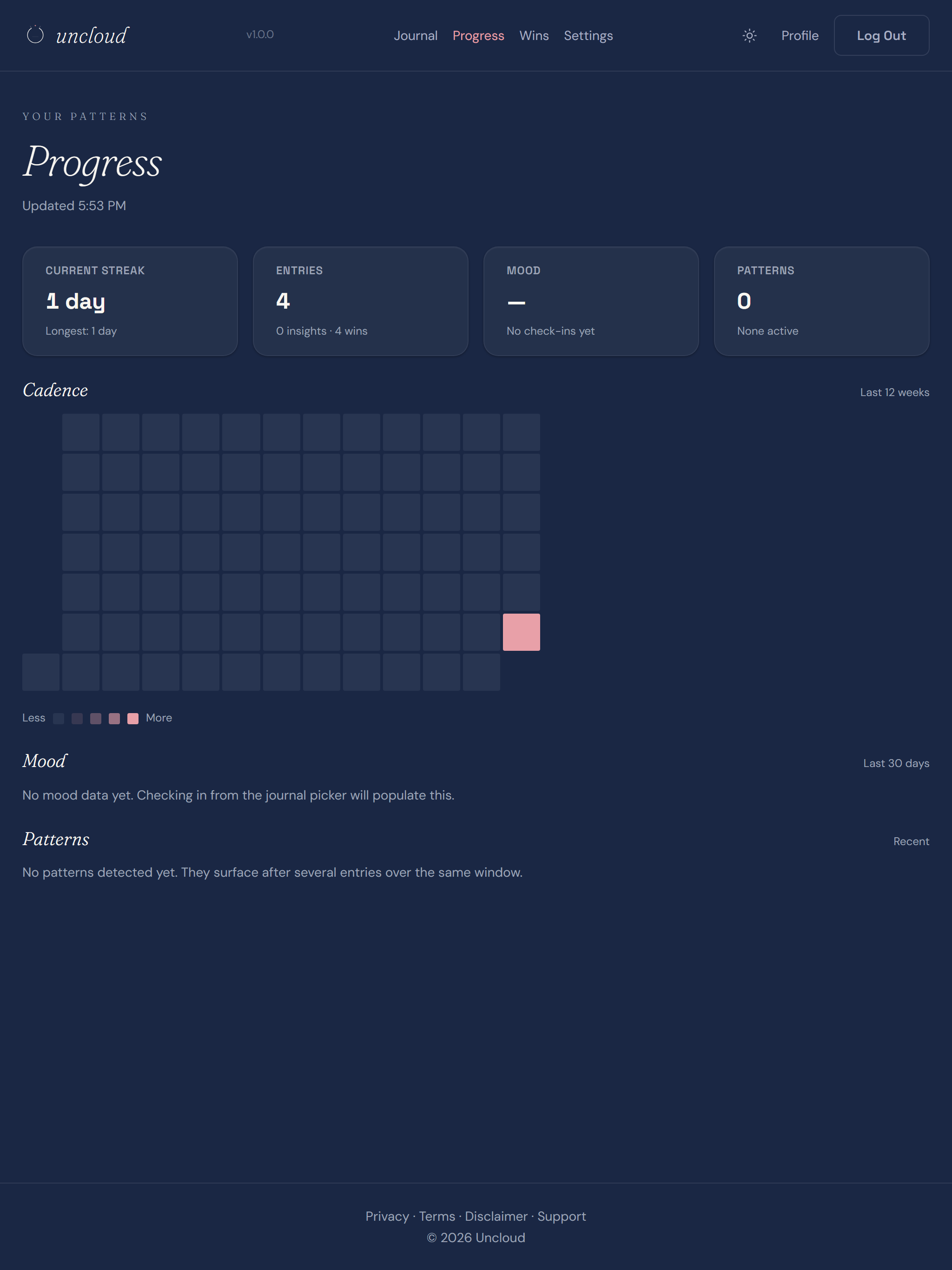 Uncloud: Private Journal screenshot 5