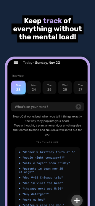 NeuroCal – Weekly Planner Screenshot 2 of 6