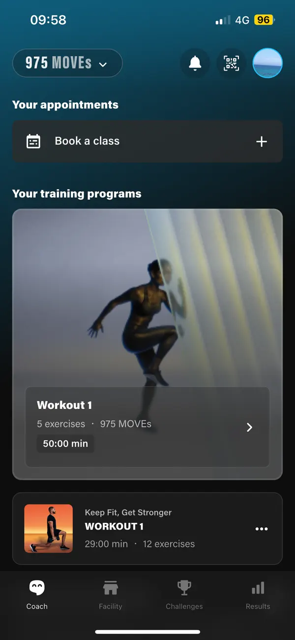 Screenshot #1 pour BlueFit Health Club