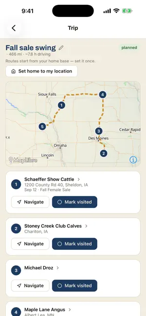 ShowNav: Livestock Sale Map screenshot 3