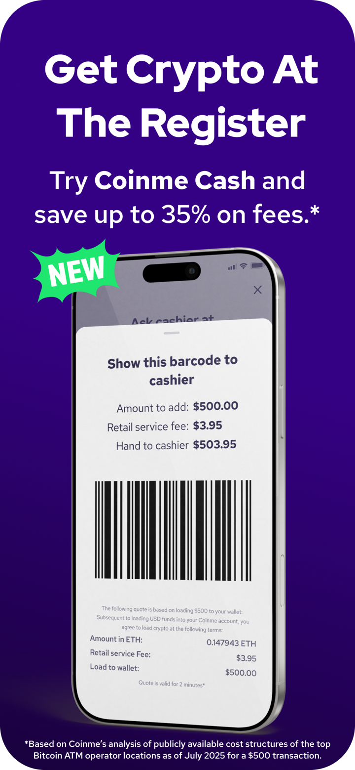 Coinme: Buy Bitcoin & Crypto screenshot 4