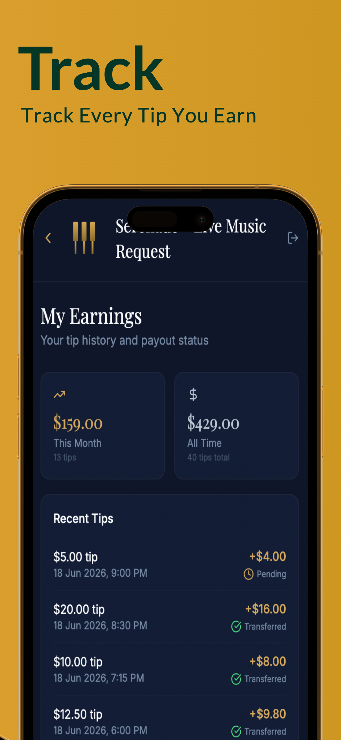 Serenade - Live Music Requests screenshot 4