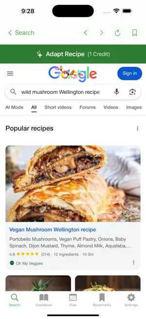 Recipe Adapt screenshot 3